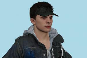 DBH Rupert Intact Detroit, DBH, Become-Human, man, male, people, xna, characters, animated